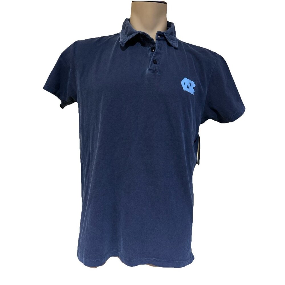 University North Carolina UNC Tar Heels Golf Polo Shirt Large Pre-washed L New